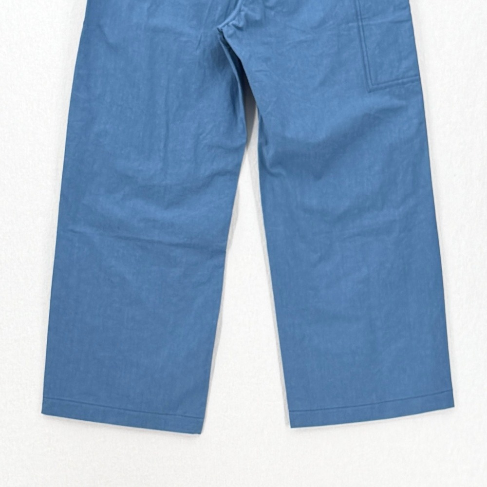The Little Project Pants Women Small Blue Drawstring Wide Leg Utility Pocket - Picture 11 of 13